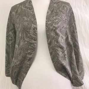 Frenci Bolero Style Open Cropped Blouse Sz Small